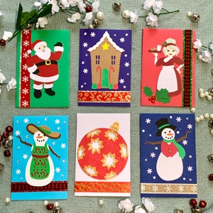 Enveloppes - Noël - Grandes cartes-cadeaux