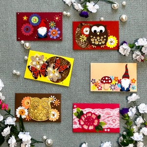 Enveloppe - Carte-cadeau - ligné