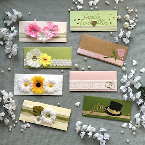 Envelopes for Gifting Money and/or Cheques Wedding and Floral theme