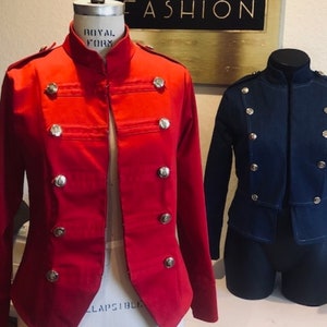 Red Military Jacket