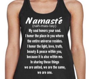 Namaste Racerback Performance Tank Top