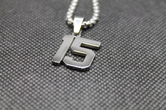 Pendant Jersey Number Pendants - Etsy 