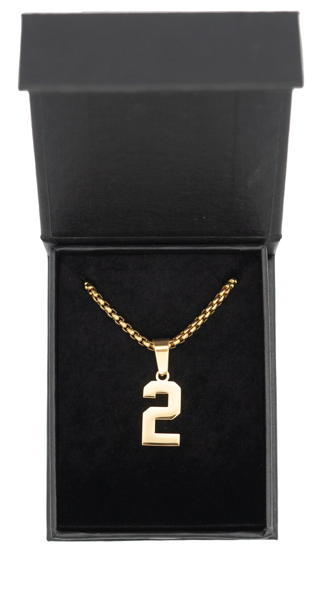 Flowx Jewelry Gold Number Necklace Sports Number Chain Etsy
