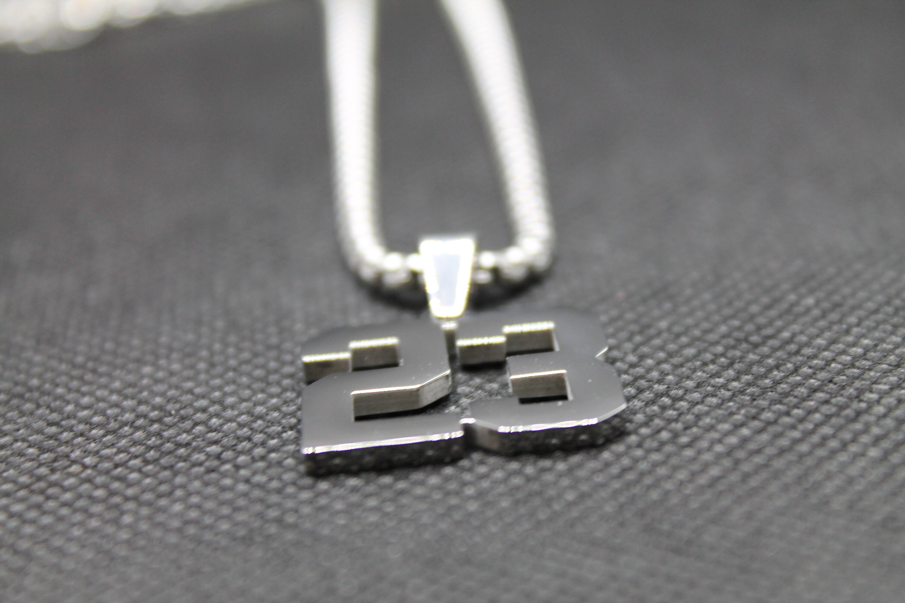 Number 23 Pendant and Chain Sports Number Necklace Etsy