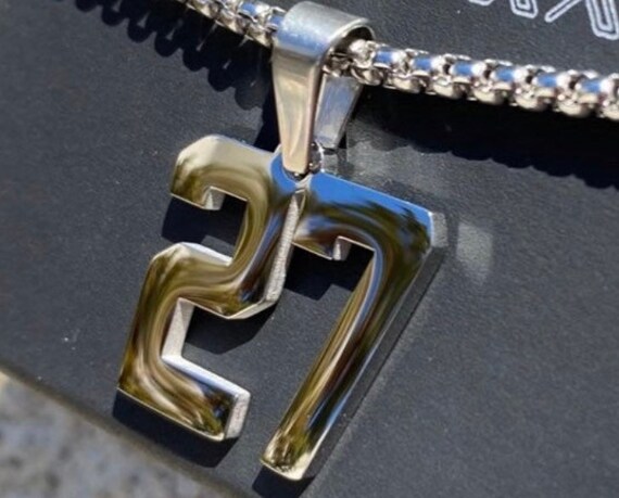 22 22 Number Necklace Chain Pendant 