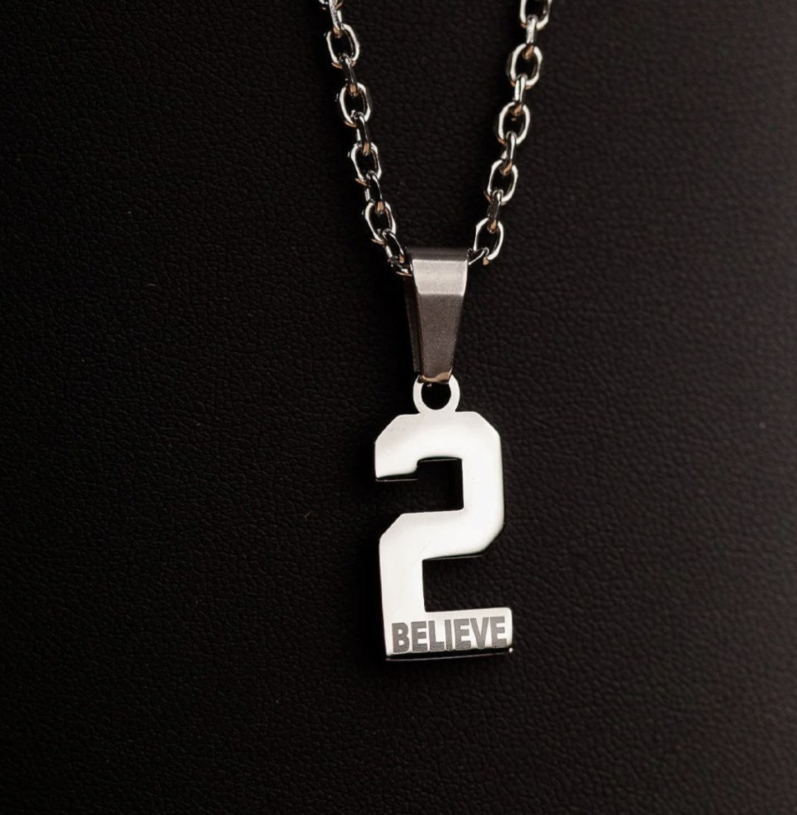21 - 21 Number Necklace - Chain - Pendant - FlowX Jewelry - #21 Necklace - Engraving - Engrave