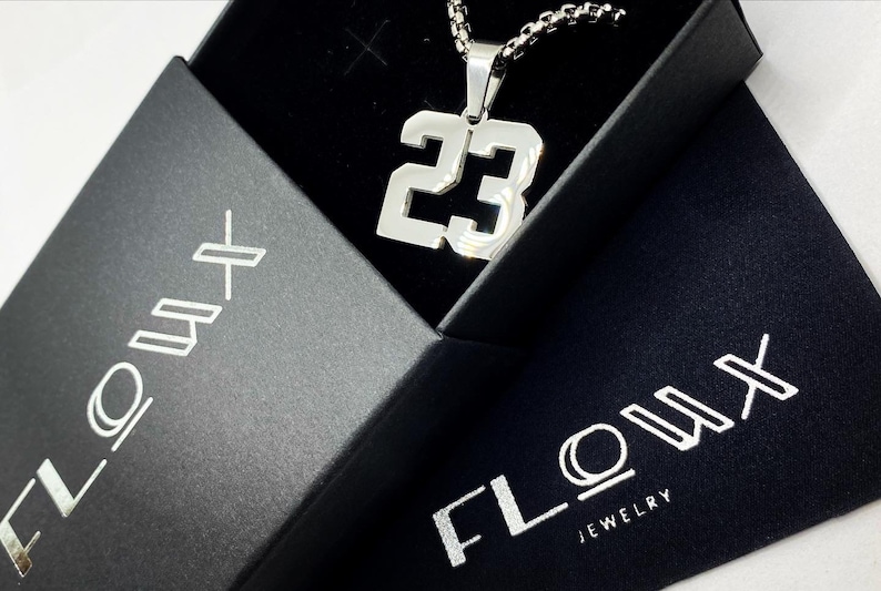 Number 29 Chain Number Pendant Stainless Steel Baseball | Etsy