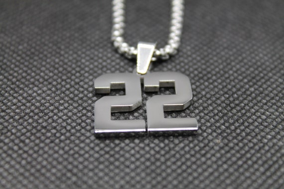 22 22 Number Necklace Chain Pendant 