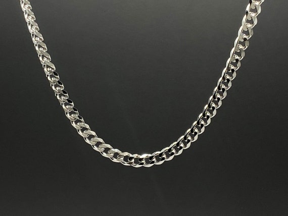 Godlovu Cadena Plata Hombre Niños, 5MM Cadena Acero Inoxidable Hombre Cuban  Chain Cadena Cubana Plata Hombre Mujeres Niños Regalo Súper Resistente  Collar Plata Hombre, 51 Centímetro : : Moda