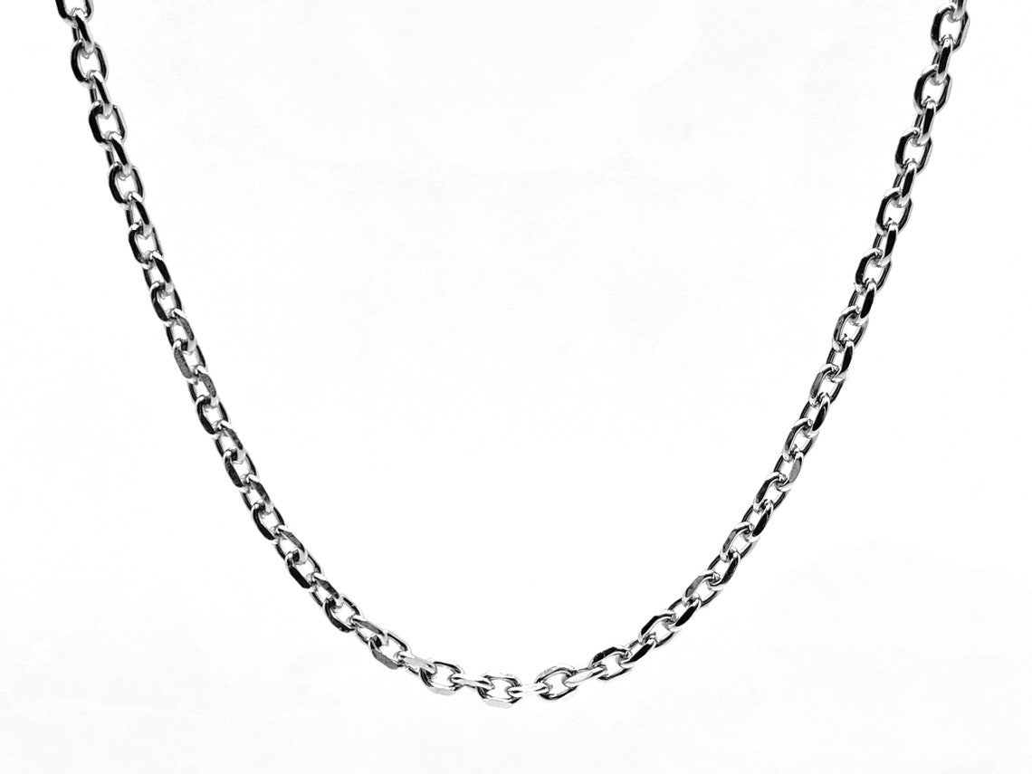 Cable Link Chain 3MM Stainless Steel Cable Necklace With Etsy