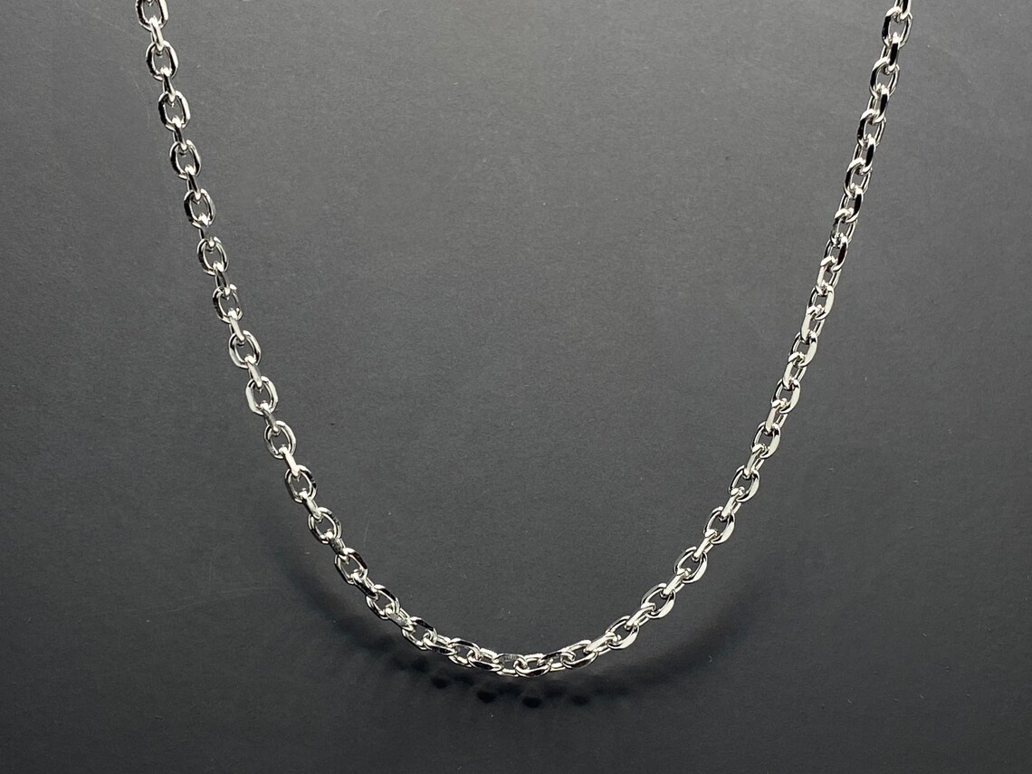 Cable Link Chain 3MM Stainless Steel Cable Necklace With Etsy