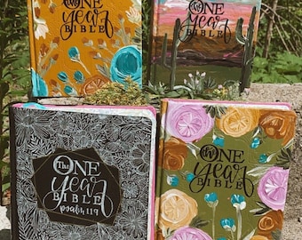 One Year Bible | Hand Painted Bible | Fully Customizable