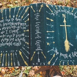 The Megan Bible | Hand Painted Journaling Bible