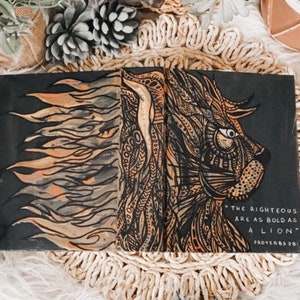 The Ryan Bible | Hand Painted Journaling Bible