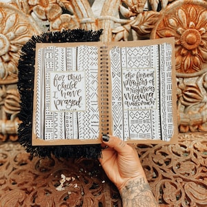 Baby Shower Journal | Hand Painted Journals + Dedication Collage