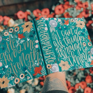 The Caitlin Bible | Hand Painted Journaling Bible
