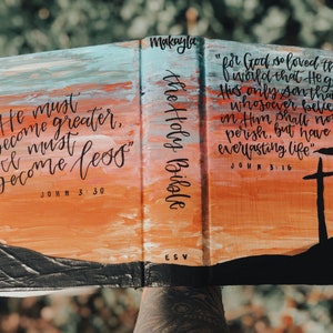 The Jaime Bible | Hand Painted Journaling Bible