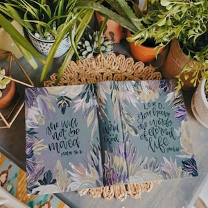 The Erica Bible | Hand Painted Journaling Bible