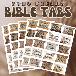Bible Tabs - Boho Dreams