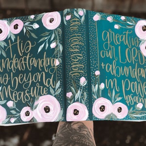The Morgan Bible | Hand Painted Journaling Bible