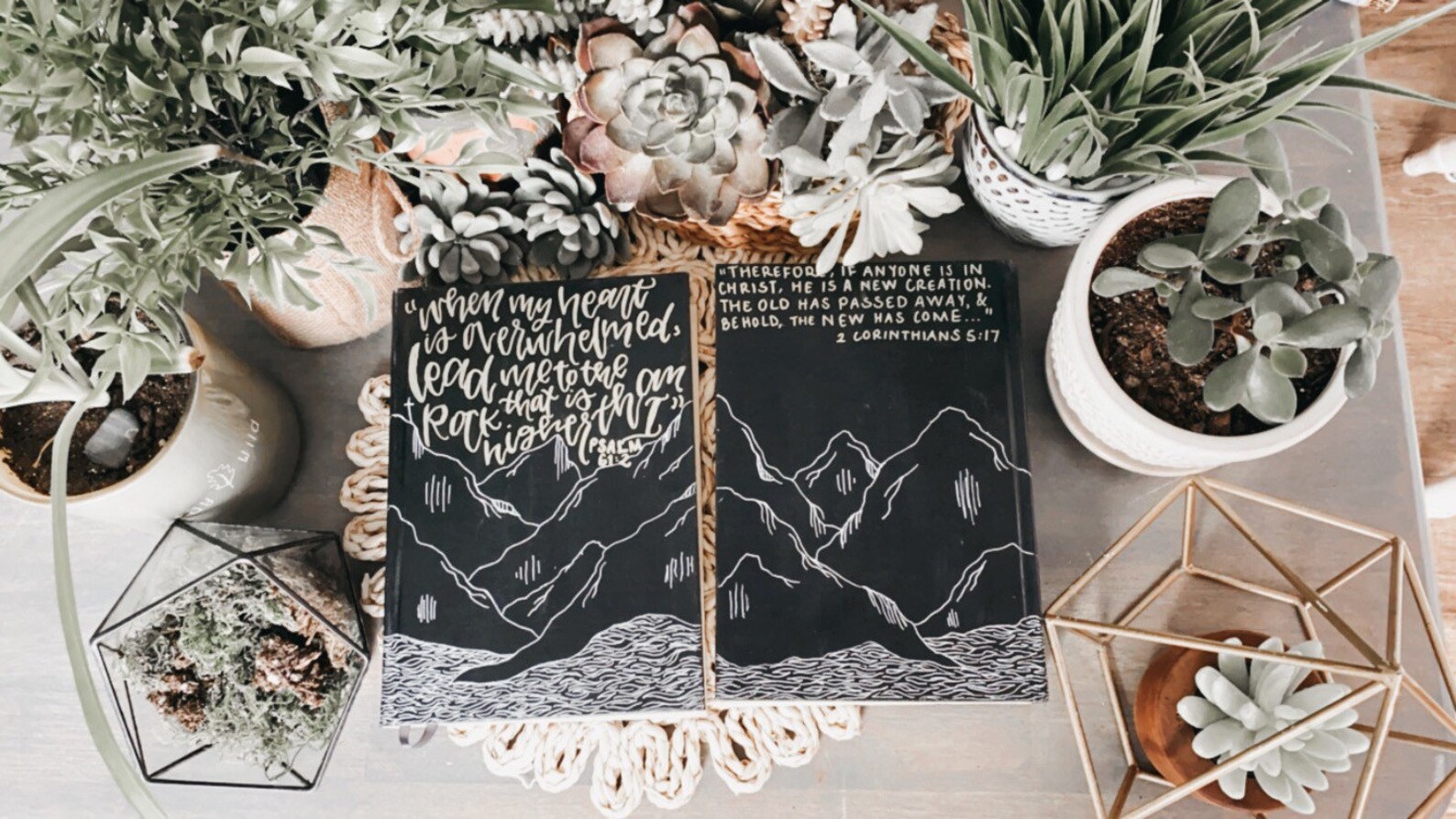 The Adam Bible Hand Painted Journaling Bible Etsy