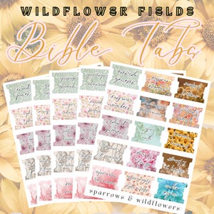 Bible Tabs - Wildflower Fields