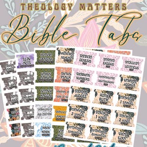 Bible Tabs - Theology Matters (Women’s)