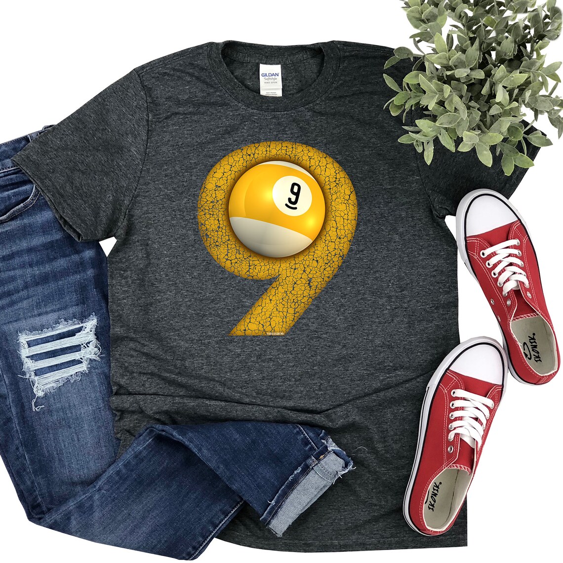 9ball Pool TShirt Bar League Billiards Tee Billiard Etsy.de