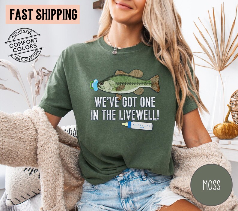 Fishing Dad Shirt Weve Got One In Livewell Funny New Dad Tee Baby Announcement Fishing Shirt Fisherman Gift Fathers Day Shirt Gift For Dad image 6