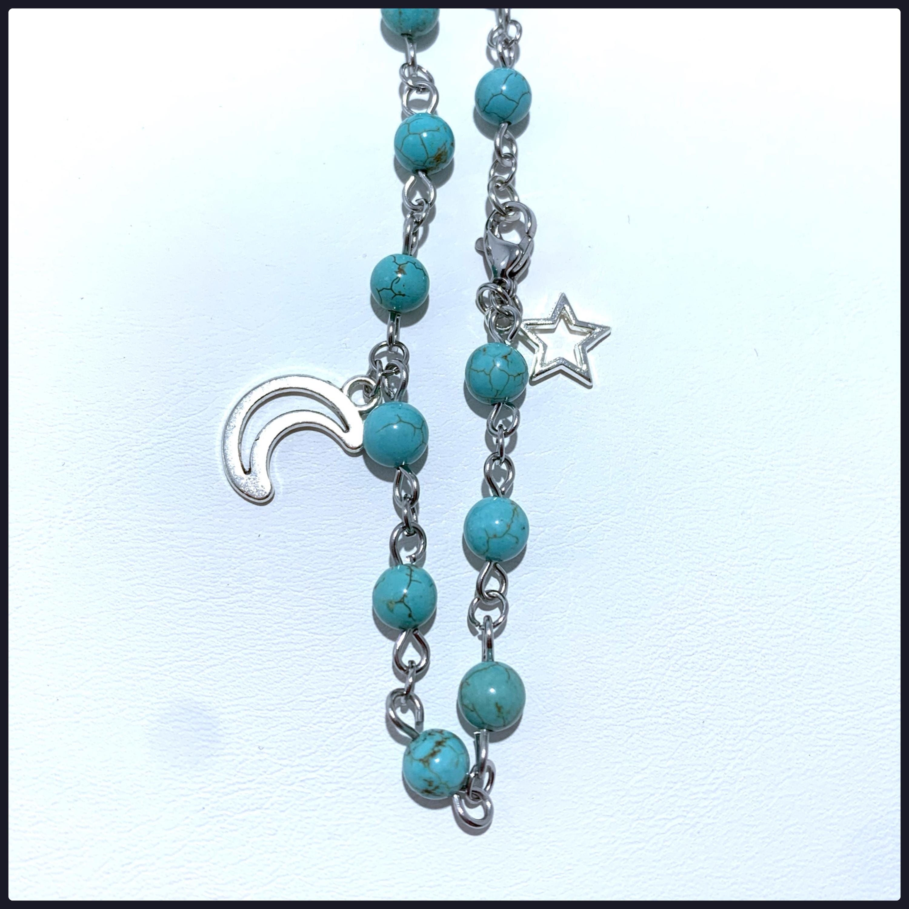 Turquoise Star Bracelet - Etsy