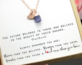 Graduation necklace,Graduation gift,Graduation jewelry,Class of 2024,september birthstone birthday sapphire, High school College grads sap