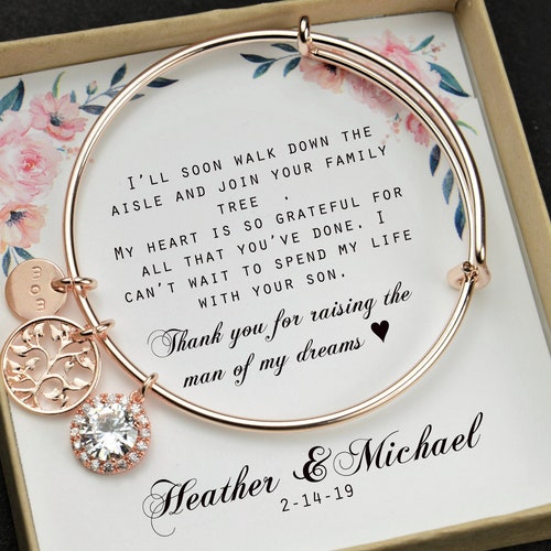 Mother of the Groom,mother of the groom gift,mother in law,mother of the bride gift,bracelet,stepmother,stepmom,personalize jewelry,wedding