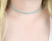 Gift for Her birthstone necklace bracelet Beaded Boho Choker Gemstone Rosary Pendant Healing Crystals Natural Stones inspirational Jewelry