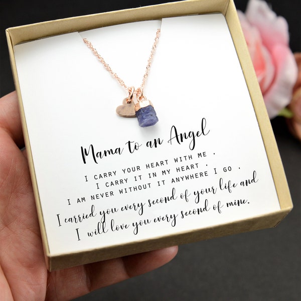 Miscarriage Gift Necklace, stillborn necklace, Pregnancy Loss, Bereavement Gift, Mama of an angel necklace