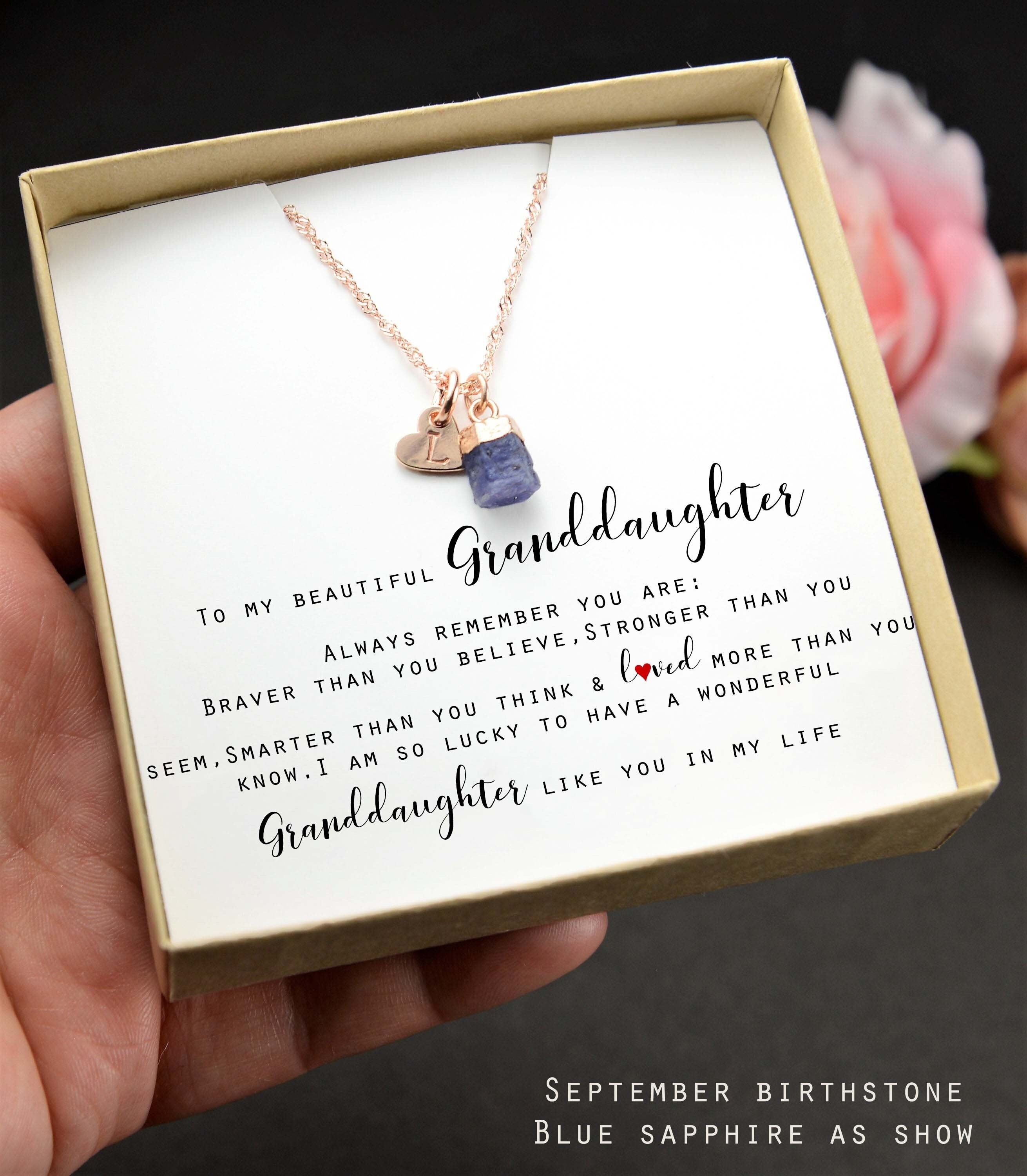 Granddaughter necklace Granddaughter necklace