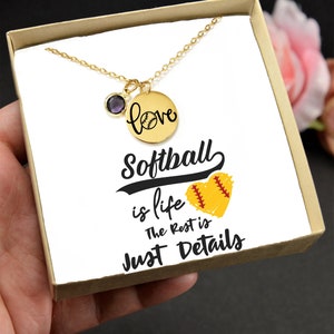 Graduation Softball Gifts, , Team Gift, Gift for Softball Players, Softball Necklace, Softball gifts for a team, Softball Coach Gift DC