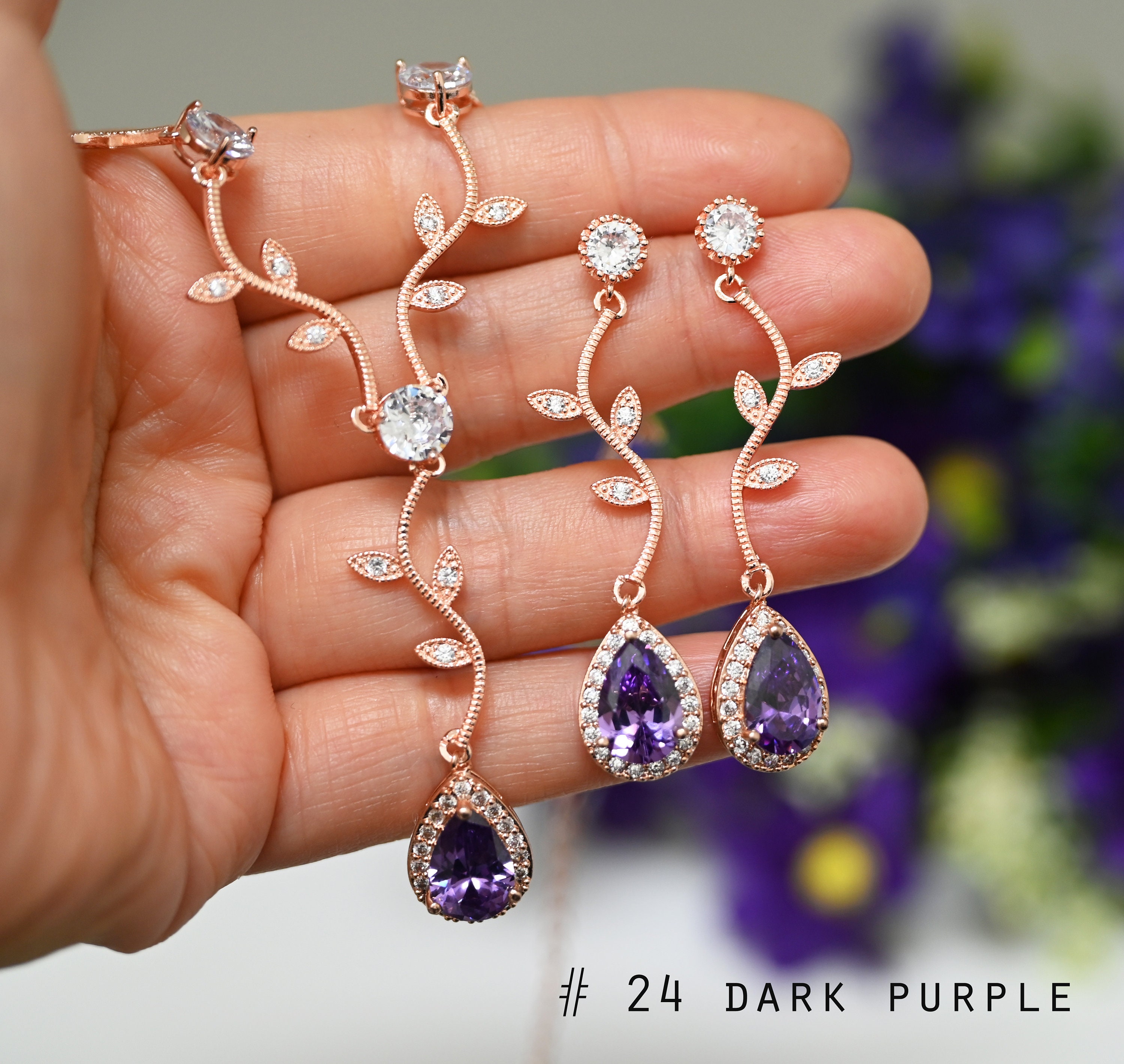 lui jewelry❤️plum chain earring PSOE05_5_9.jpg@jpg
