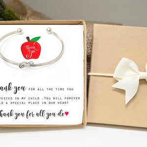 Teacher Gifts Teacher Appreciation Gifts Personalized Gifts for Teacher Teacher Thank You Gifts Christmas Gifts for her teacher KB bracelet