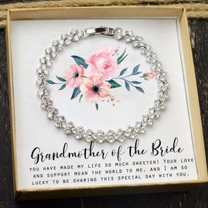 GRANDMOTHER of the bride gift, GRANDMOTHER of the groom ,wedding jewelry set, grandmothers&#39; wedding gift bracelet ,  earrings necklace 3c