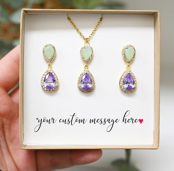 green emerald velvet dress Sharawar Deep Orchid Purple Necklace main image 0