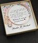 Mother of Groom gift from Bride,Thank you for raising the man of my dreams, Mother in Law necklace gift, Poem card, bracelet personalized 