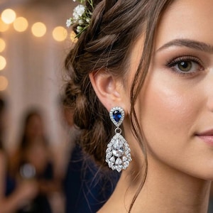 earrings to go with navy blue dress Evening Gown Earrings For Navy Blue Dress Earrings For Navy Blue Gown