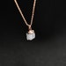 Moonstone necklace raw gemstone birthstone necklace 8th 9th 10th 11th 12th 13th 14th 15th 16th 17th 18th 19th 20th 21st 22nd birthday gift