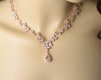 Bridal Jewelry set,Bridal Earrings Necklace bracelet,Wedding Jewelry Set,blush pink  morganite ,bridesmaid gifts set silver,P-S1BRIDAL