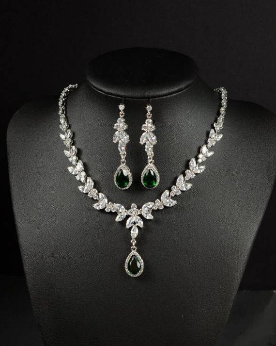 Prom necklace and earring sets best sale