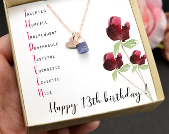 13th Birthday Girl 13th Birthday Gift Official Teenager Thirteenth Birthday  Necklace Gift For 13 Year Old