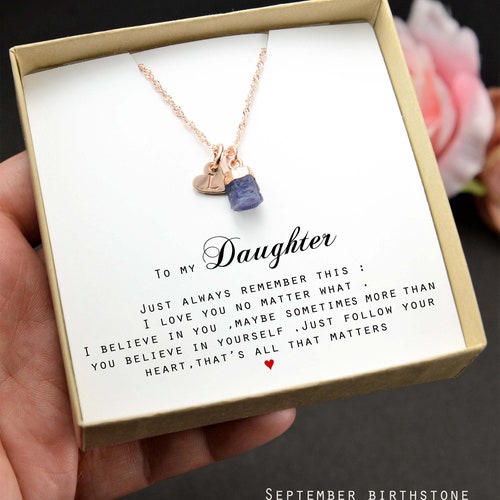 Daughter Gift From Mom to Daughter Necklace for Daughter Gift Etsy