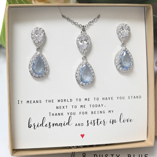 Blue dusty light blue aqua teal blue silver Wedding Jewelry Bridal Earrings necklace bracelet bridesmaid gift  prom mother bride groom s12