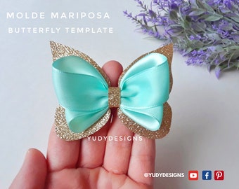 pic Mariposa Moldes Para Lazos De Vinil Para Imprimir molde para lazos etsy