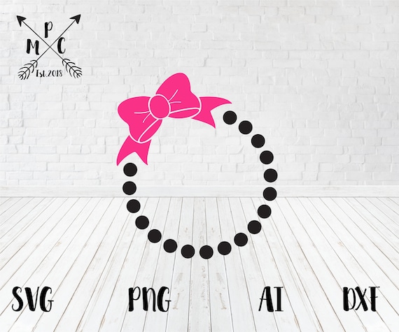 Download Pearl With Bow Svg Pearl Bow Svg Digital Download Peal Bow Etsy